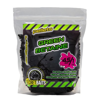 Secret Baits Green Bataine Pellets 2 mm - 1 kg foto