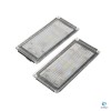 Set 2 Lampi LED Iluminare Numar BMW E65 E66 Seria 7, Alb Rece, Canbus, Fara Eroare