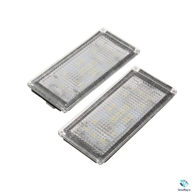 Set 2 Lampi Iluminare Numar LED pentru BMW E65 E66 foto
