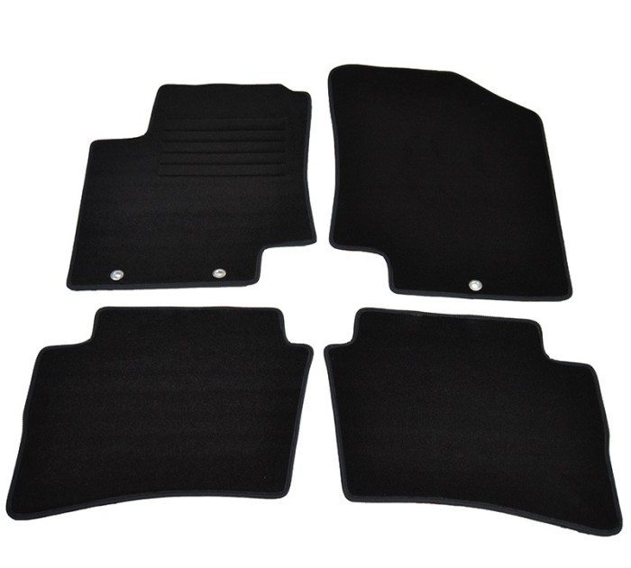 Covorase mocheta Hyundai I20 2/2009-2014 Negru, set de 4 bucati AutoDrive ProParts