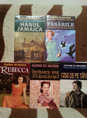 VERISOARA MEA RACHEL/PASARILE/REBECCA/HANUL JAMAICA-DAPHNE DU MAURIER (5 VOL) foto