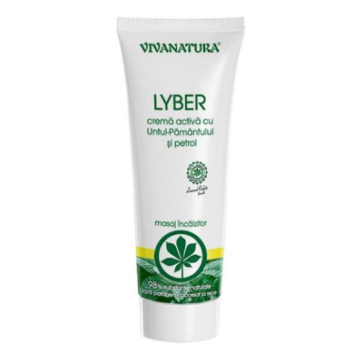 Crema Antireumatica cu Untul Pamantului si Petrol Lyber Viva Natura 75ml foto