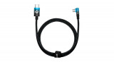 Cablu Baseus MVP2 USB-C la USB-C, 100W, 1m (negru/albastru)