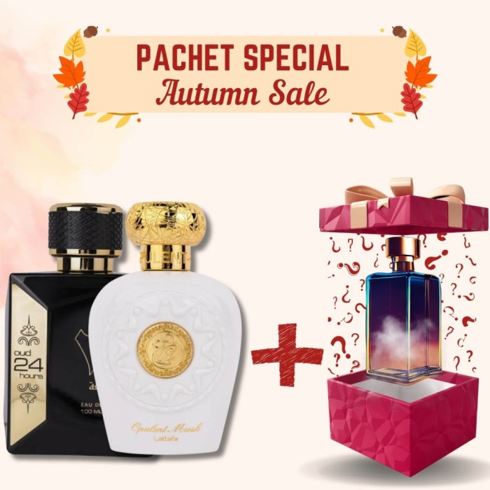 Set Oud 24 Hours 100ml + deodorant 50 ml + Opulent Musk + Parfum Surpriza 100ml