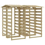 Cumpara ieftin Pergole cu acoperis, 4 buc., 100x90x200 cm, lemn de pin tratat