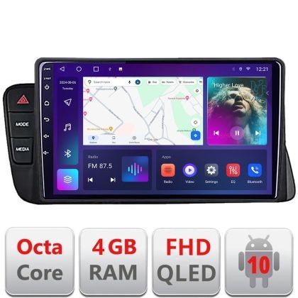 Navigatie Audi A4 2008-2016 NON-MMI B-A4 Android Ecran QLED octa core 4+64 carplay android auto KIT-A4+EDT-E310V3 CarStore Technology