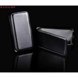 Husa Piele Tip Carte Nokia Lumia 510 Slim Flip Neagra