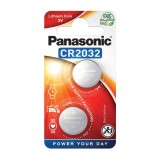 Baterie Panasonic CR2032, DL2032 225mAh 3V baterie cu litiu buton (duo blister)-Conținutul pachetului 1x Blister