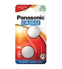 Baterie Panasonic CR2032, DL2032 225mAh 3V baterie cu litiu buton (duo blister)-Conținutul pachetului 1x Blister