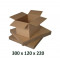 Cutie carton 300x120x220, natur, 3 starturi CO3, 420 g/mp