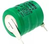 Acumulator NI-MH 3.6V 80mAh, 2 Pini, Terminale Lipire, Dimensiuni 16x18mm