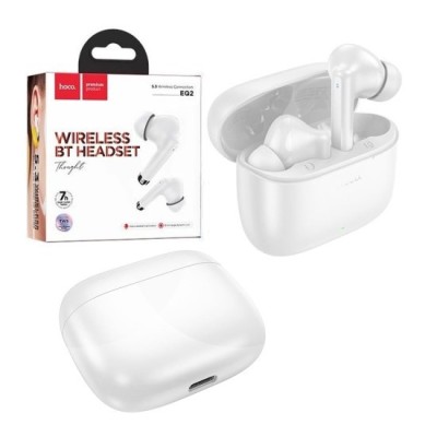 Set de casti wireless Bluetooth Hoco EQ2 Albe TWS foto