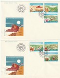 RO - FDC MECANIZAREA AGRICULTURII 20 DE ANI DE LA INCHEIEREA COOPERATIVIZARII ( LP 1055 LP 1056 ) 1982 ( 3 DIN 3 )