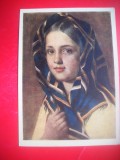 HOPCT 23740 FATA CU BATIC- A G VENETIANOV 1780-1847 --RUSIA--MUZEE - CP PICTURA --NECIRCULATAMUNTII