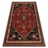 Covor de l&acirc;nă KASHQAI 4364 301 oriental, cadru vin roșu / negru, 67x130 cm