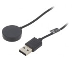 Cablu &Icirc;ncărcare Smartwatch 1m Negru 1A