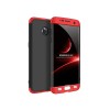 Husa Samsung Galaxy S7 Edge GKK 360 Negru/Rosu, Carcasa Protectie Full Body, Policarbonat, Rezistenta Zgarieturi