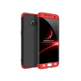 Cumpara ieftin Husa Samsung Galaxy S7 Edge GKK 360 Negru/Rosu, Carcasa Protectie Full Body, Policarbonat, Rezistenta Zgarieturi