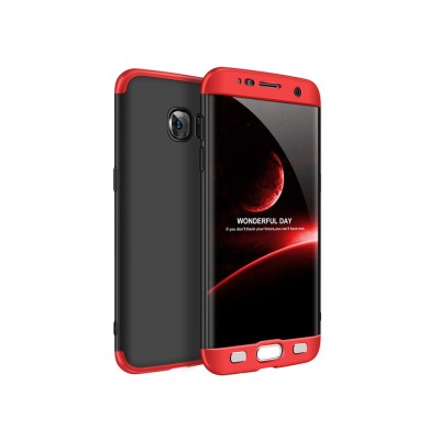 Husa Samsung Galaxy S7 Edge GKK 360 Negru/Rosu foto