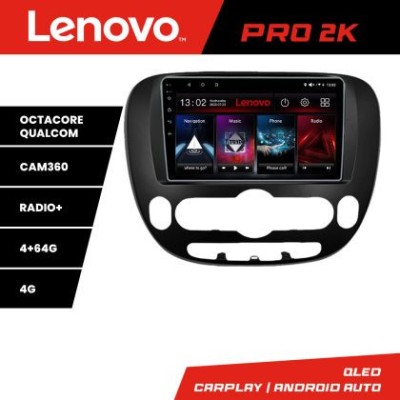 Navigatie Kia Soul 2014-2019 Android radio gps internet 8 core QLED 2K 4+64 360 Lenovo CarStore Technology foto