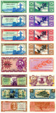 REPRODUCERI lot de 8 bancnote serie 681 MILITARY PAYMENT CERTIFICATES