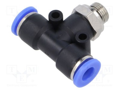 Racord push-in T G 1/8 6mm PNEUMAT aer comprimat vacuum foto