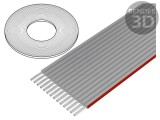 Cablu bandă 1,27mm 14x28AWG neecranat PVC