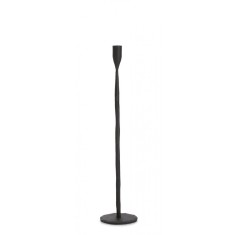 Sfesnic lumanare metal negru Tehri 10.5x50 cm