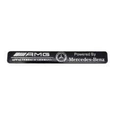 Emblema AMG pentru Mercedes, 10x1.5cm, negru