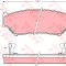 Set placute frana,frana disc SUZUKI VITARA Cabrio (ET, TA) (1988 - 2002) TRW GDB1174