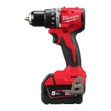 Masina de gaurit si insurubat cu percutie, Milwaukee, M18 BLPDRC-502C, 2x acumulator M18 B5, 1x incarcator M12-18C,cutie plastic
