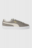 Puma sneakers din piele &icirc;ntoarsă Suede Classic XXI culoarea gri 374915.07 374915