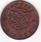 Moneda Romania 2 Bani 1880 - Numismatica Romaneasca