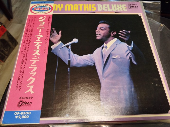 Vinil LP &quot;Japan Press&quot; Johnny Mathis &lrm;&ndash; Johnny Mathis Deluxe (VG++)