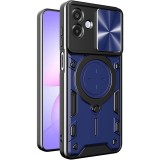 Husa Samsung Galaxy A07 4G Asteroid GSM CamGuard Pro Albastru Protectie Camere Inel Suport Auto