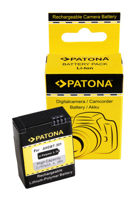 PATONA | Acumulator pt GoPro HD Hero 3+ AHDBT302 AHDBT301 AHDBT201 foto