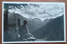 Carte postala, Muntii Carpati, Transilvania, perioada interbelica