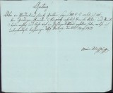 A316 Chitanță olografă, 1827, &icirc;n limba germană