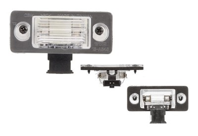 Lampa numar Skoda Fabia (6y), 04.2000-03.2007, spate, Stanga = Dreapta, C5W; cu suport becuri; cu becuri, TYC foto