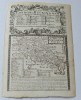 Emanuel Bowen &quot;A Map of Northamptonshire&quot; harta veche cca 1720