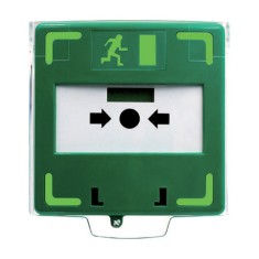 Buton aplicabil din plastic pentru iesire de urgenta, LED, buzzer (PICTOGRAMA) CSB-803