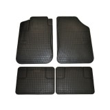 Covorase Mat 2 Universale culoare Negru, presuri BestAutoVest, 4 buc. Kft Auto, AutoLux