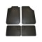 Set covorase auto din cauciuc Mat 2 Universale culoare Negru, presuri BestAutoVest, 4 buc.