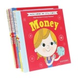 Cumpara ieftin Maths Words For Little People 6 Books Set By Helen Mortimer (shapes, Sorting, Counting, Sums, Time, Money)