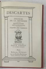 DISCOURS DE LA METHODE / MEDITATIONS METAPHYSIQUES / TRAITE DES PASSIONS par DESCARTES , 19321 foto