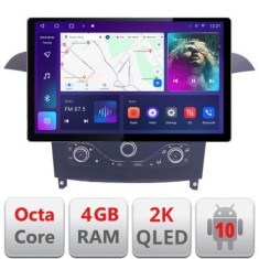Navigatie Ford S-max 2006-2014 Qled 2K Octa Core 4+64 LTE 4G DSP Wifi 5Ghz android auto carplay radio gps internet KIT-smax-navi+EDT-E413-2K CarStore