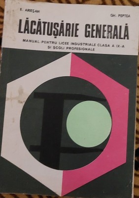 LACATUSERIE GENERALA - E. ARIESAN PEPTEA foto