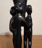 Statueta tribala africana |Sfesnic vechi din abanos sculptat