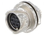 Conector circular LF lipire PIN 6 soclu mamă 2A 300VAC