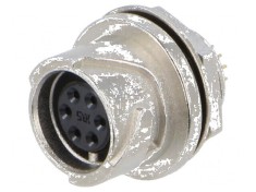 Conector circular LF lipire PIN 6 soclu mamă 2A 300VAC